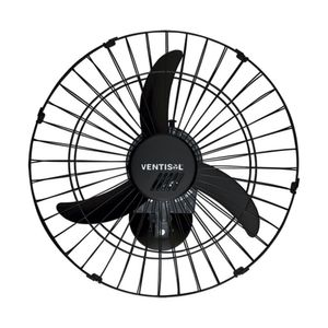 Ventilador De Parede 60cm New Gr 3p Aco 220v Preto Ventisol