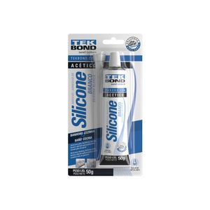 Adesivo De Silicone Acético 50g Branco Blister - Tekbond