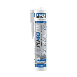 Adesivo Pu40fix Cartucho 387g-280ml - Tekbond Cinza
