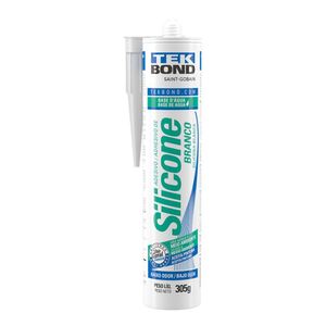 Adesivo De Silicone A Base D\'água 305gr-280ml Branco - Tekbond