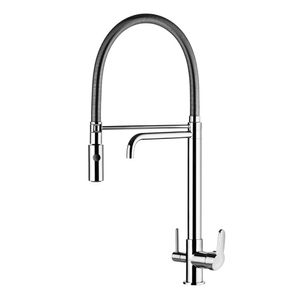 Misturador Monocomando Para Cozinha De Mesa Com Ducha E água Filtrada - Lorenzetti