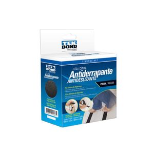 Fita Antiderrapante Preta 50mmx5mt - Tekbond