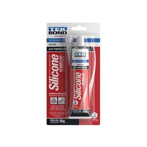 Silicone Acético Vermelho 50gr Alta Temperatura - Tekbond