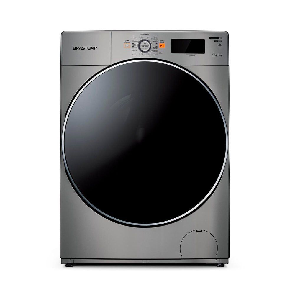 Lava E Seca Brastemp 10kg Full Touch 14 Programas BNQ10AS Cinza 220V