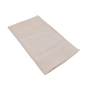 Fralda De Ombro Ponto Cruz Com Bainha 30x75cm Mabber Creme