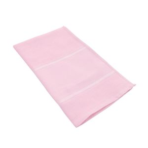 Fraldinha De Boca Ponto Cruz Com Bainha 30x40cm Mabber Rosa