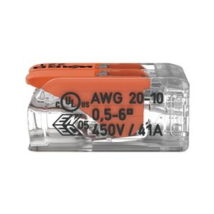 50 Conectores Automáticos Até 6,0mm 2 Polos 41a 221-612 - Wago