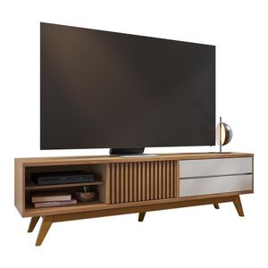 Rack Bancada Veneza Para Tv Até 65 Polegadas Freijo-off White Matte Freijo-off White Matte