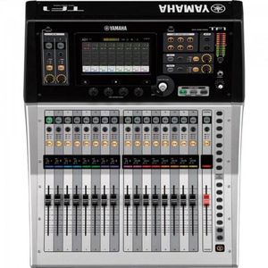Mesa De Som Yamaha Tf1 Digital 40 Canais Bivolt Preta-prata