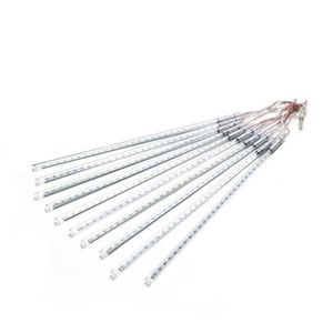 Cascata Pisca Pisca Natal Snow Fall Chuva De Neve 8 Tubos Branco 320 Leds