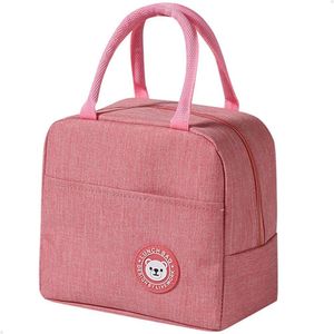 Bolsa Térmica Marmita Lorben Sacola Lancheira Marmiteira Academia Passeios Escola Rosa