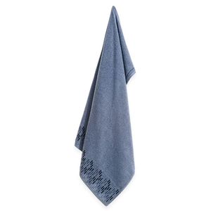 Toalha De Banho Karsten Marquez 96% Algodão 70cm X 1,35m Azul Sereno