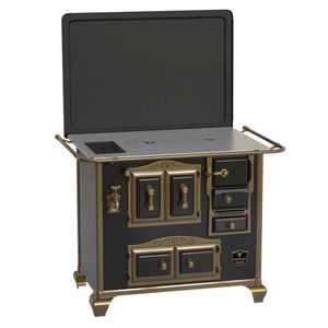 Fogão à Lenha Venax N2 Gabinete Imperador Premium Preto