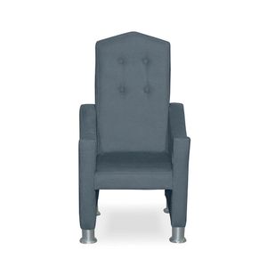 Mini Cadeira Poltrona Infantil Troninho Decorativa Suede Azul Turquesa