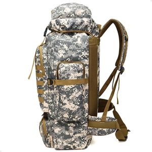 Mochila Tática Lorben Camuflada Militar Trilha Camping Trekking Aventura 80 Litros
