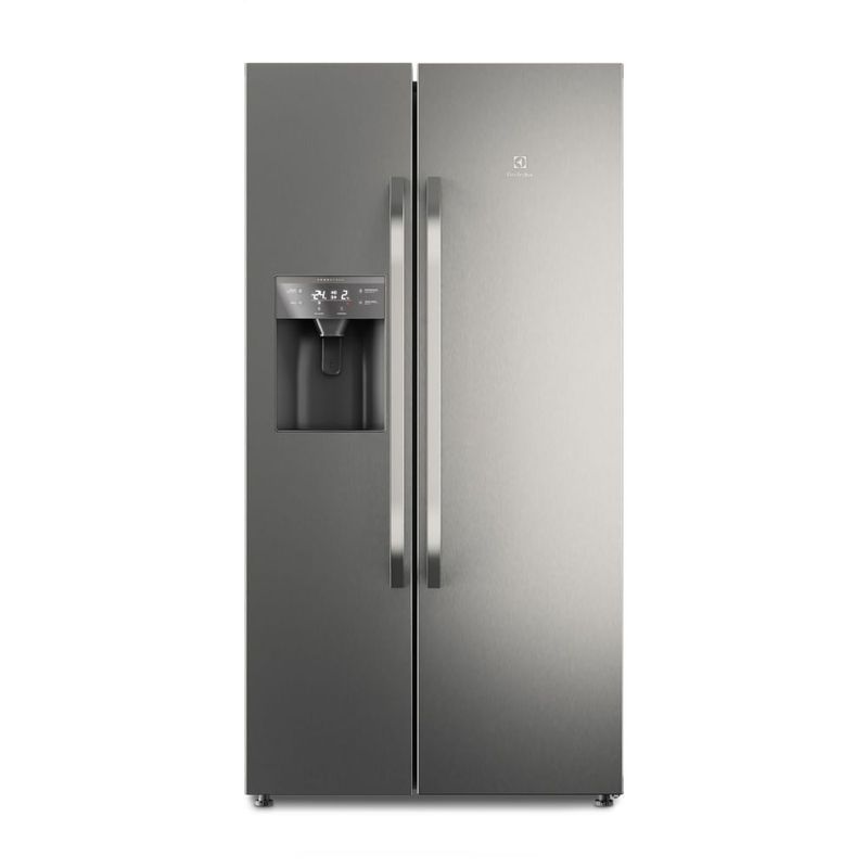 Geladeira/refrigerador 520 Litros 2 Portas Inox Side By Side - Electrolux - 220v - Is9s