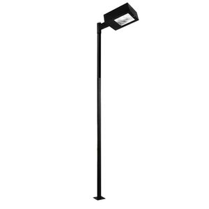 Poste Iluminaçao Publica 3 Metros Pintura Eletrostatica Aço Suporte Refletor Luminaria