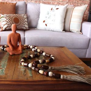 Colar De Mesa Decorativo Madeira 2,10m