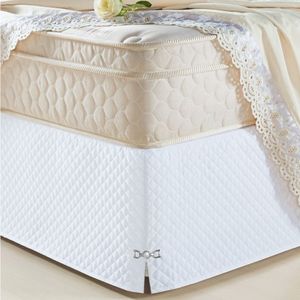 Saia Para Cama Box Queen Veneza 1 Peça Branco