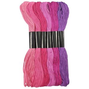 Linha Meada Kit Degradê Pacote Com 06 Rosa Ref.661758