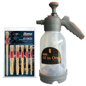 Kit Pulverizador All In One Premium Kers Pincel Detalhamento