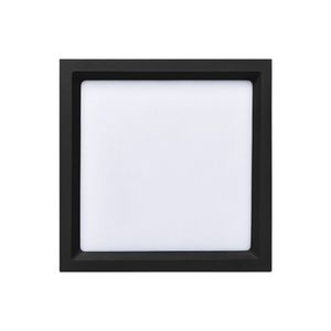 Painel De Led Stella Quadrado Deep De Embutir Recuado 22w Bivolt Preto 4000k Luz Neutra