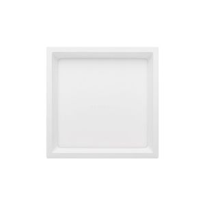 Painel De Led Stella Quadrado Deep De Sobrepor Recuado 17w Bivolt Branco 4000k Luz Neutra