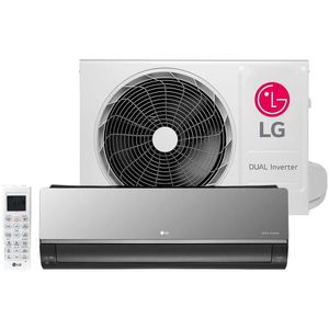 Ar Condicionado Split Dual Inverter Voice Artcool Uv Nano Quente E Frio 18000 BTUS LG Cinza Escuro 220v
