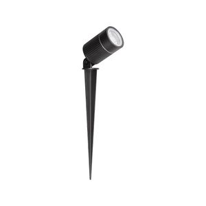 Espeto Para Jardim Stella Focco Led 7w Bivolt Preto 3000k Luz Amarela