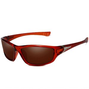 Óculos De Sol Masculino Polarizado Clássico Esportivo Proteção Uv400 Vermelho