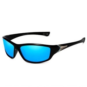 Óculos De Sol Masculino Polarizado Clássico Esportivo Proteção Uv400 Azul