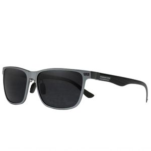 Óculos De Sol Masculino Polarizado Design Piloto Com Proteção Uv400 Preto