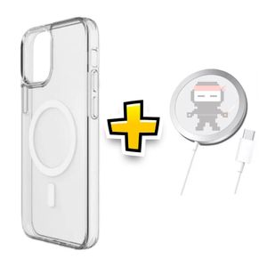 Capa Capinha Para Iphone 14 Pro Max Magnética + Cabo Conexão
