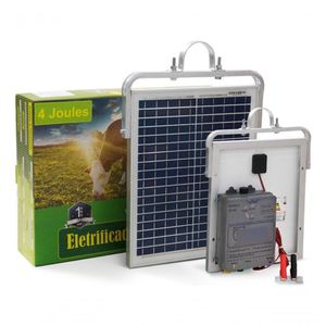 Eletrificador Solar 12v Cerca Rural 80km Zs80i 4 Joules Zebu