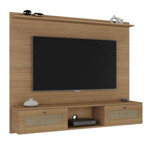 Painel 2 Portas Para Tvs De 72 Polegadas Uraí Carvalho