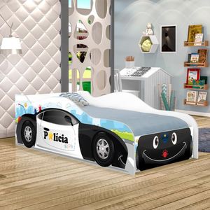 Cama Carro Polícia Baby Kids Solteiro