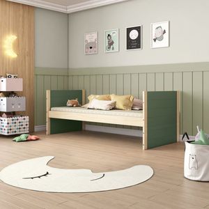 Cama Solteiro Com Elevação Garden Casatema Verde-natural