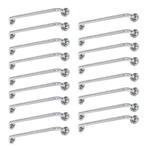 Alça De Apoio Inox Barra 80cm17 Unidades Segurança Idoso Cadeirante Banheiro Quarto Acessibilidade