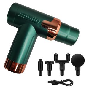Massageador Sem Fio Manual 6 Modos 4 Pontas Massagem Relaxante Musculo Tensao Alivia Dores Relaxa