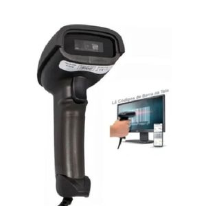 Leitor De Codigo De Barras Qrcode Usb Kp 1017 Com Fio Preto