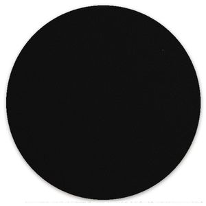 Tampo Redondo 50cm Para Mesa Mdf 15mm Preto