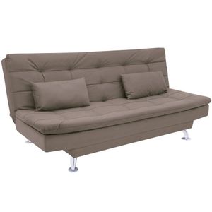 Sofá-cama 1,90 Metros Linoforte Melissa Espuma D-33 Bege