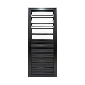 Porta De Aluminio Basculante 210x80cm Linha Plus Lux-esquadrias