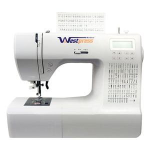Máquina De Costura Portátil 200 Pontos Para Tecidos Leves, Médios E Pesados West-50100 Bivolt - Westpress