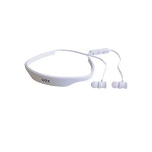 Fone De Ouvido Com Mic Bluetooth Oex Live Branco Hs302