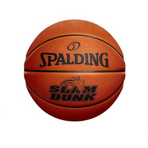 Bola De Basquete Spalding Slam Dunk Tam. 7 Profissional Airbility - Ref 84-328z Laranja