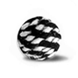 Bola De Lã Para Futebol De Botão Ginastic Klopf Com 10 Bolas - Medidas : (10mm X 10mm) Preto-branco