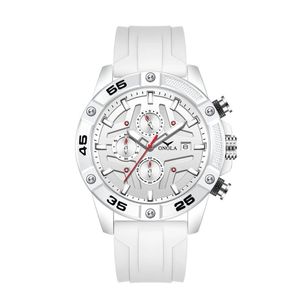 Relógio Luminoso De Pulso Militar Masculino Branco