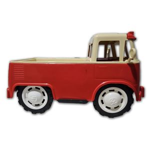 Kombi Carrinho De Brinquedo Kombica Picape E Completa Grande Kombi Picape Vermelho
