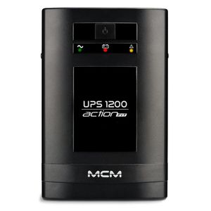Nobreak Mcm 1200va, Ups 1200 Action Fit, Mono 115v-127v, Saída 115v, 6t, 1x Bat. 12v-7ah - Ups0251